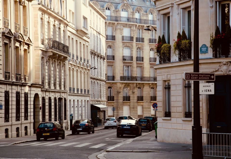 Straße in Paris, Frankreich
